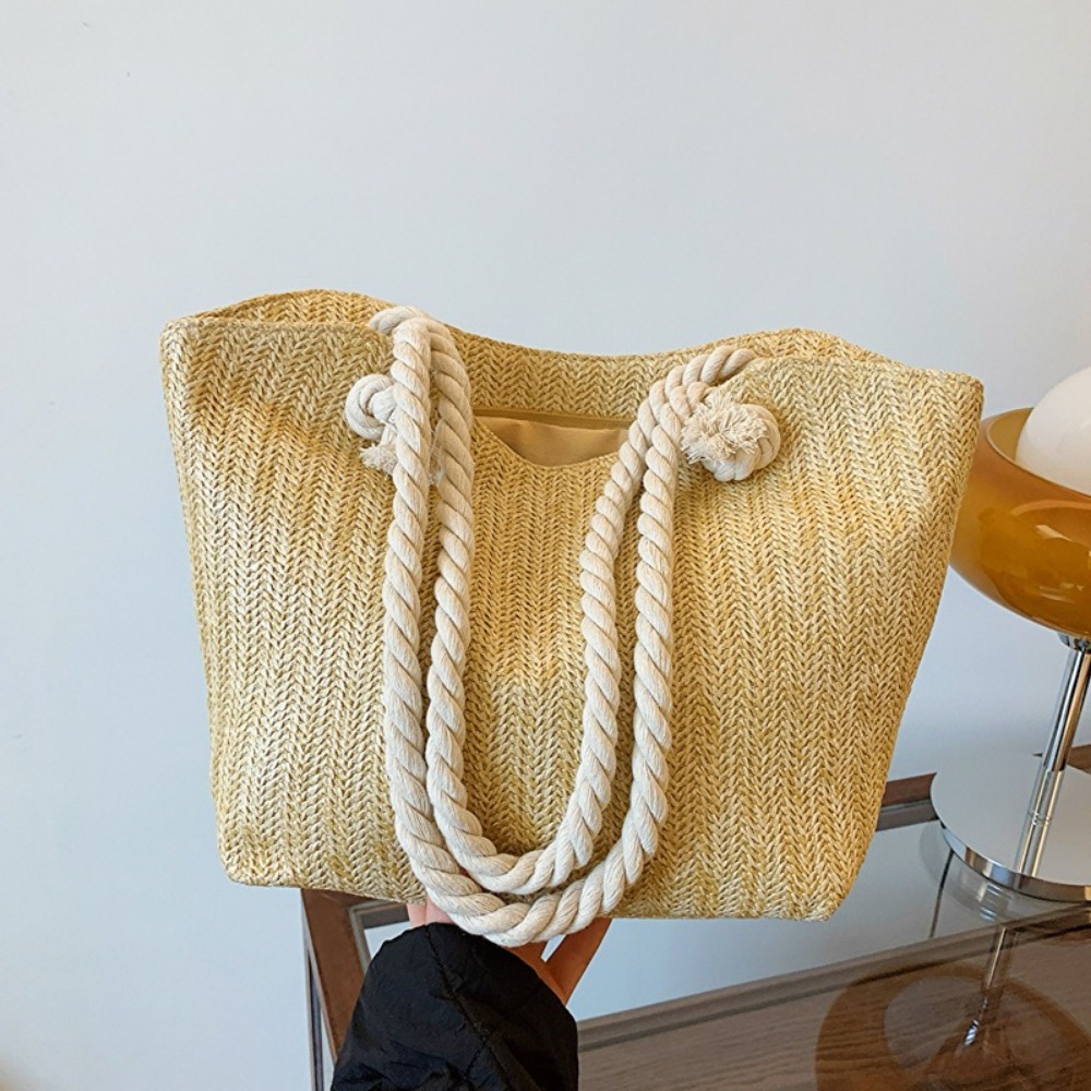 Women'S Raffia Bags - Nouveau sac de plage d'été, grande