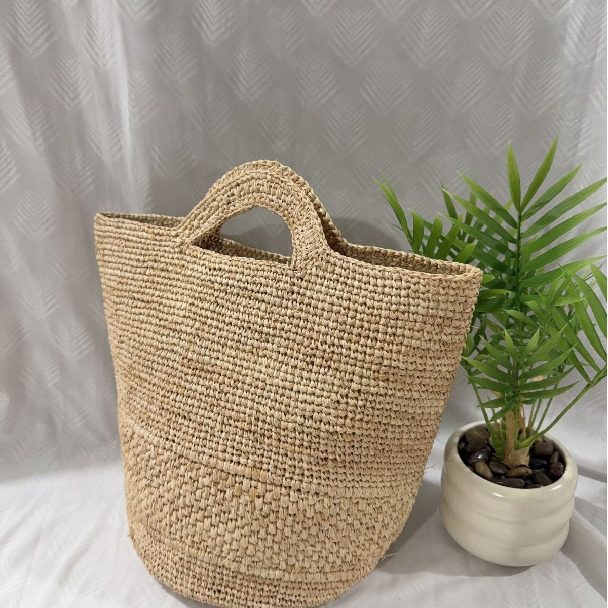 Women'S Raffia Bags - Sac en paille de raphia bohème,