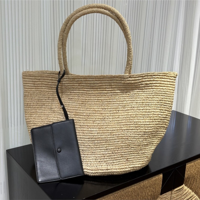 Sac fourre-tout en raphia natu - Women'S Raffia Bags avis et prix