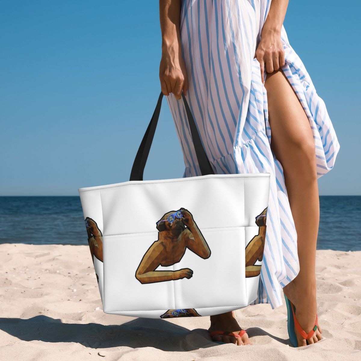Sac de plage Pug, sac de sport - Women Bags Company avis et prix
