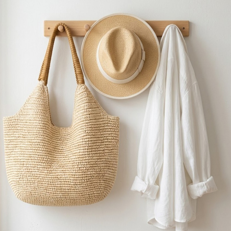 Sac à bandoulière en raphia tr - Women'S Raffia Bags avis et prix