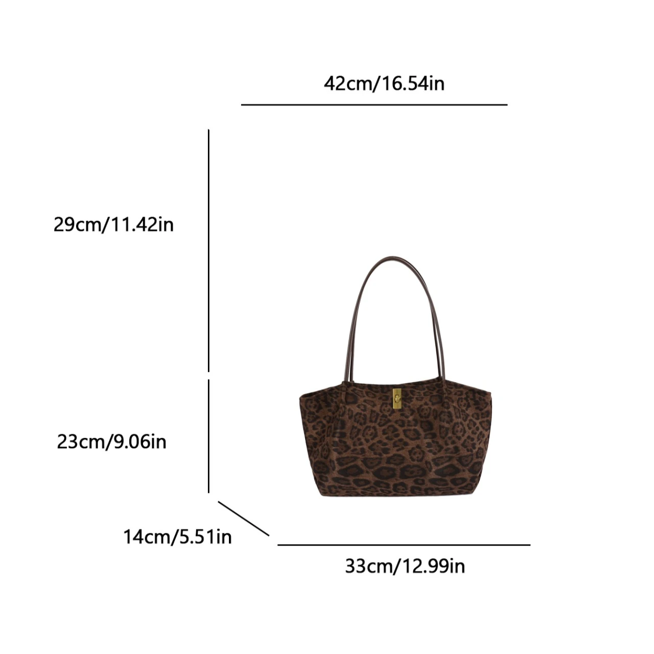 Sac cabas en daim à imprimé lé - Women'S Bags Handbags avis et prix